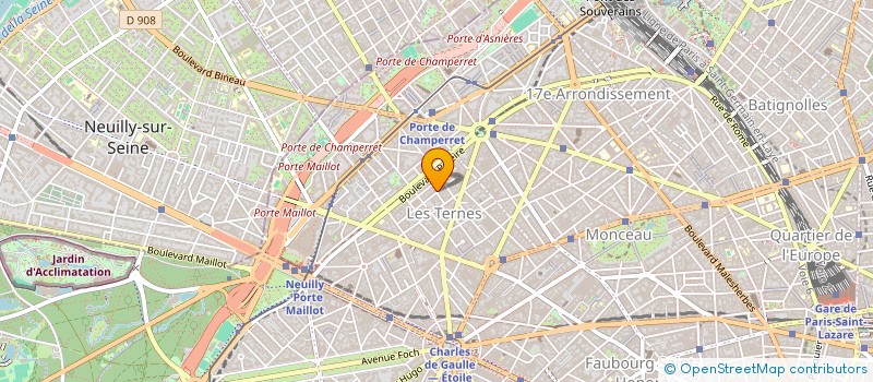 localisation de l'entreprise SYND COPR 11 RUE SAINT SENOCH 75017 PARIS  PARIS