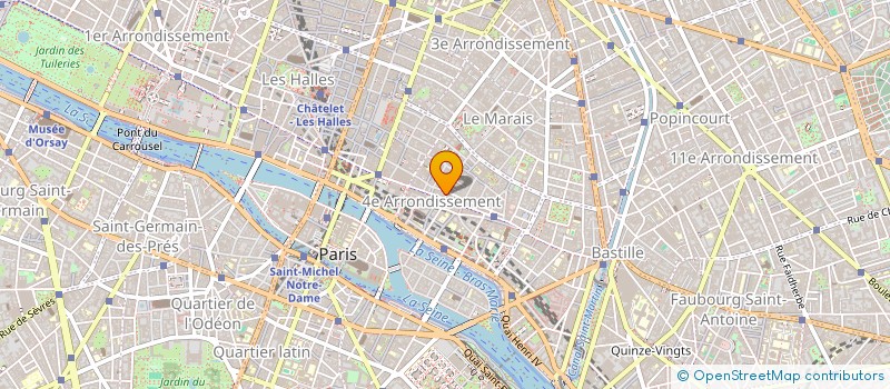 localisation de l'entreprise SYND.COPR. 11 RUE VIEILLE DU    TEMPLE 7  PARIS