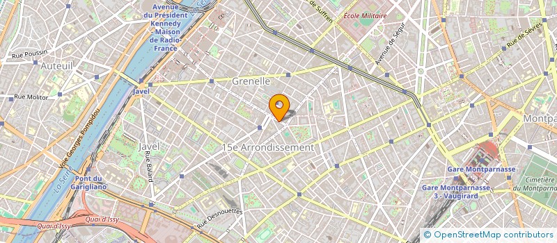 localisation de l'entreprise SYND. COPR. 110 RUE ENTREPRENEURS  PARIS