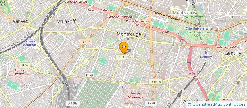 localisation de l'entreprise SYND.COPR. 112 AV GAL LECLERC   CONDORCE  MONTROUGE
