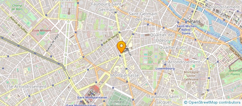 localisation de l'entreprise SYND.COPR. 114 RUE DE RENNES PARIS 6 REP  PARIS