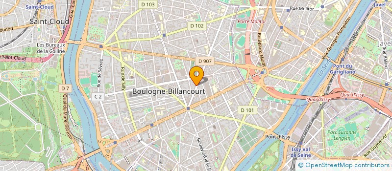 localisation de l'entreprise SYND.COPR. 118 AV DE VERDUN ISSY LES à BOULOGNE-BILLANCOURT