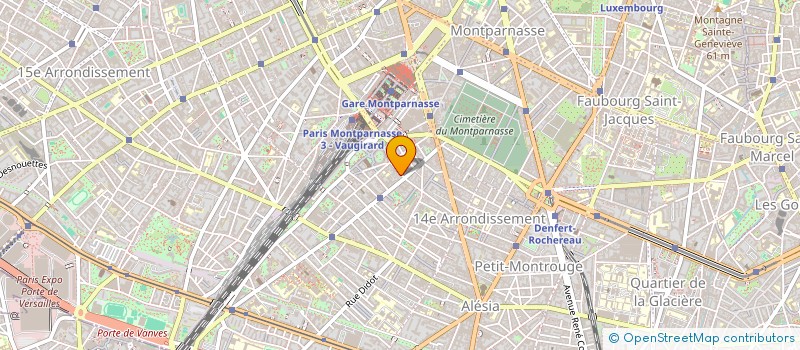 localisation de l'entreprise SYND.COPR. 118 RUE DU CHATEAU   75014 PA  PARIS