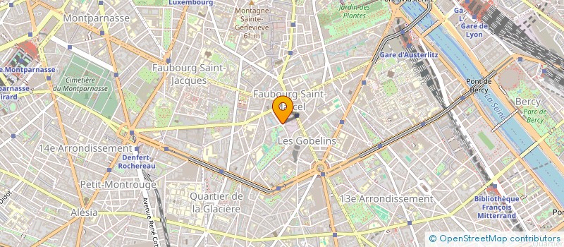 localisation de l'entreprise SYND COPR 12 - 14 -18 BIS R BERBIER DE METS 75013  PARIS