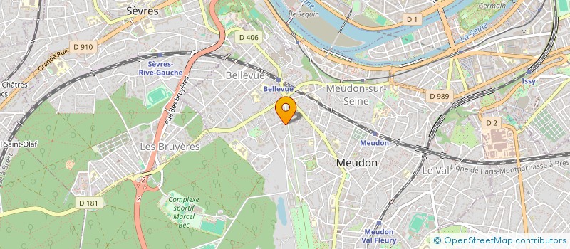 localisation de l'entreprise SYND.COPR. 12 AV. DU CHATEAU 92 MEUDON R à MEUDON