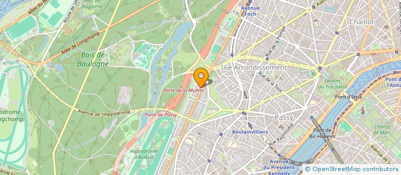 localisation de l'entreprise SYND.COPR. 12 BD SUCHET 75016   PARIS RE  PARIS