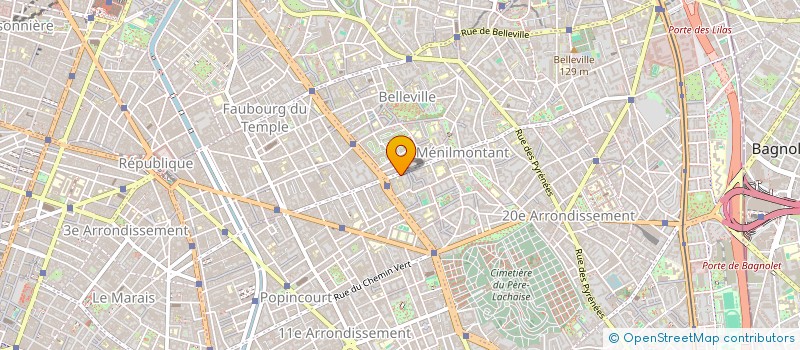 localisation de l'entreprise SYND COPR 12 CITE GRISER  PARIS