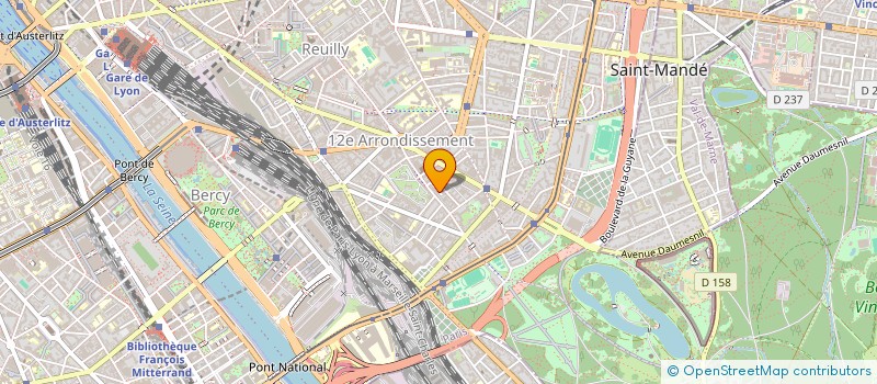 localisation de l'entreprise SYND.COPR. 12 IMPASSE TOURNEUX  75012 PA  PARIS