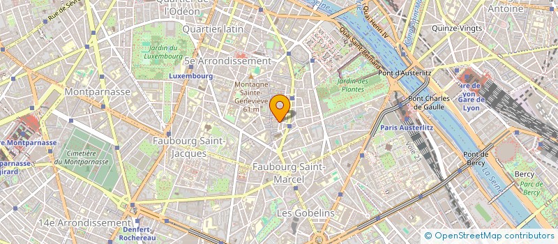 localisation de l'entreprise SYND.COPR. 12 R. DES PATRIARCHES 75005 P  PARIS