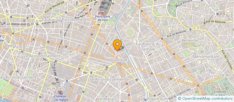 localisation de l'entreprise SYND.COPR. 12 RUE BEAUREPAIRE   75010 PA  PARIS