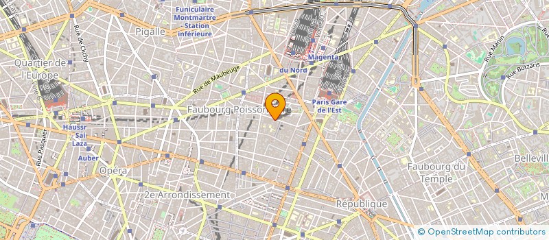 localisation de l'entreprise SYND.COPR. 12 RUE BERNARD GANTE 93 VILLE  PARIS