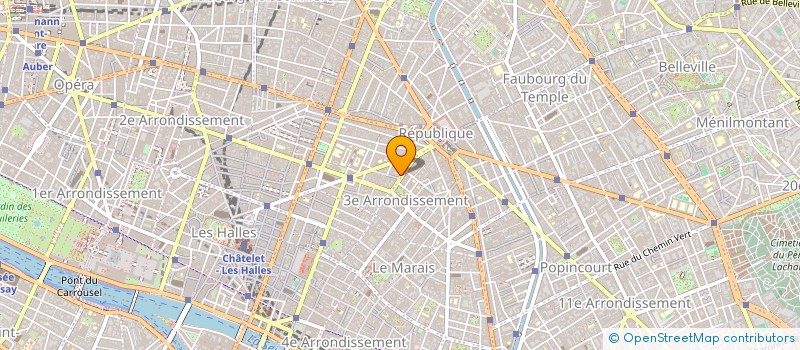 localisation de l'entreprise SYND COPR 12 RUE BOTZARIS 75019  PARIS