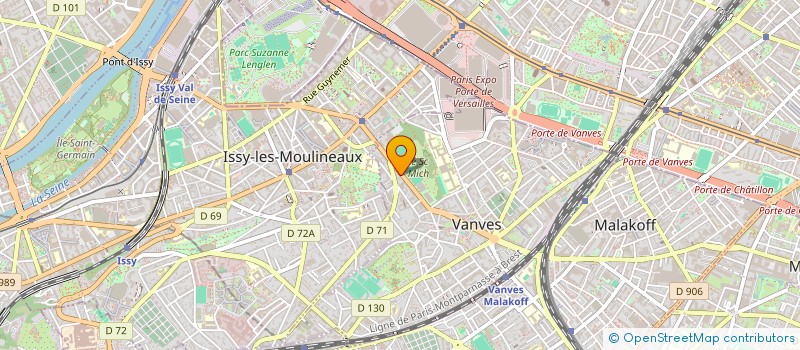 localisation de l'entreprise SYND.COPR. 12 RUE DE CADIX 75015 PARIS R  VANVES