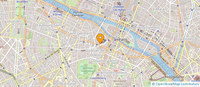 localisation de l'entreprise SYND.COPR.12 RUE DE L EPERON 75006 PARIS  PARIS