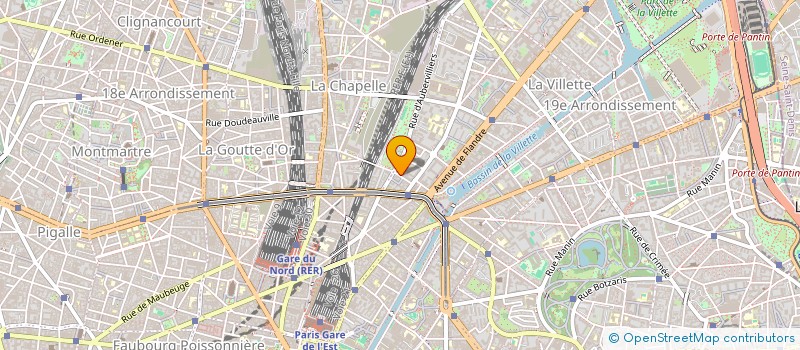 localisation de l'entreprise SYND.COPR. 12 RUE DU DEPARTEMENT PARI1  PARIS