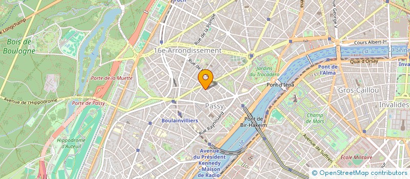 localisation de l'entreprise SYND.COPR. 12 RUE NICOLO 75016  PARIS RE  PARIS