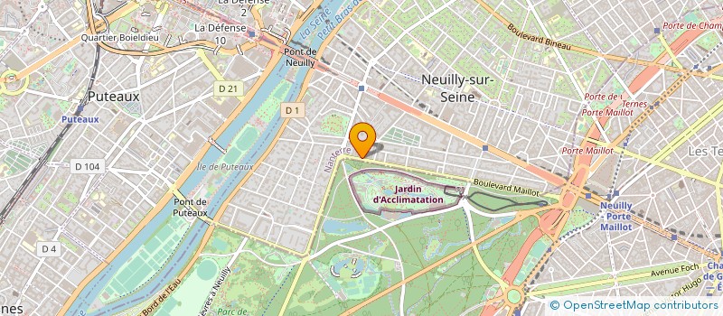 localisation de l'entreprise SYND.COPR. 120 BD MAURICE BARRES 92 NEUI à NEUILLY-SUR-SEINE