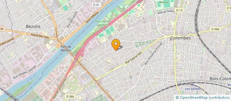 localisation de l'entreprise SYND COPR 120 R BERANGER 92700 COLOMBES  COLOMBES
