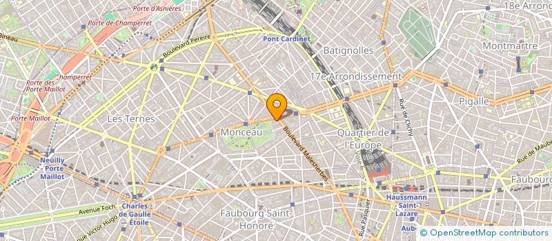 localisation de l'entreprise SYND.COPR. 121 BD MALESHERBES 75008 PARI  PARIS