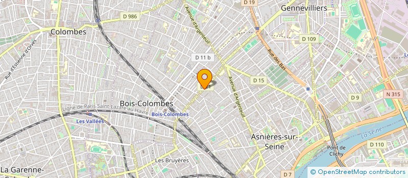 localisation de l'entreprise SYND COPR 122 RUE DES BOURGUIGNONS  ASNIERES-SUR-SEINE