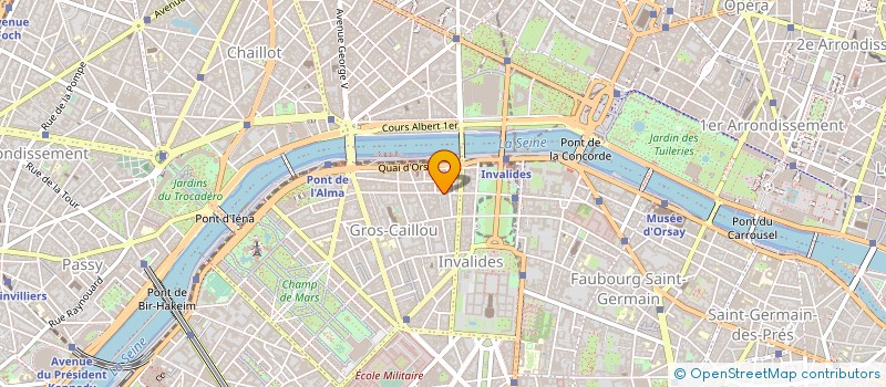 localisation de l'entreprise SYND.COPR. 123 RUE DE L         UNIVERSI  PARIS