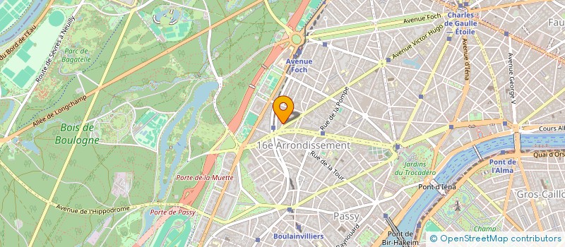 localisation de l'entreprise SYND COPR 124 R DE LA FAISANDE 75116  PARIS