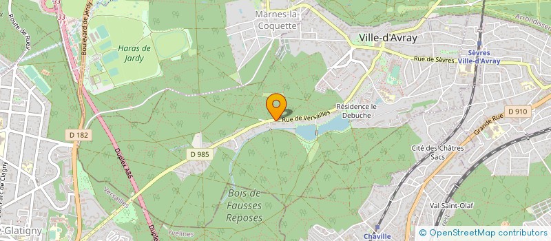 localisation de l'entreprise SYND COPR 125 RTE DE VERSAILLES 92410 LA VILLE D AVRAY  VILLE-D'AVRAY