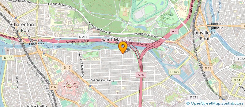 localisation de l'entreprise SYND.COPR. 127-129 AV. GEORGES CLEMENCE à MAISONS-ALFORT