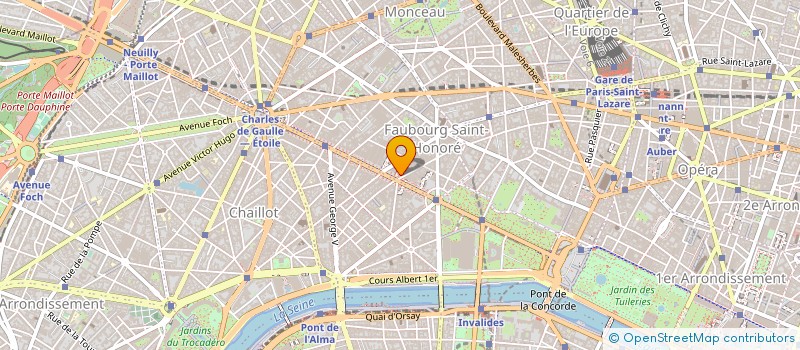 localisation de l'entreprise SYND.COPR. 128 AV. DES CHAMPS LASNIERS à PARIS