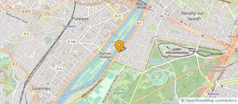 localisation de l'entreprise SYND.COPR. 129 BD DU GENERAL KOENIG 9 à NEUILLY-SUR-SEINE