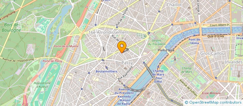 localisation de l'entreprise SYND.COPR. 13-15 RUE CHEVERT 75007 PA  PARIS