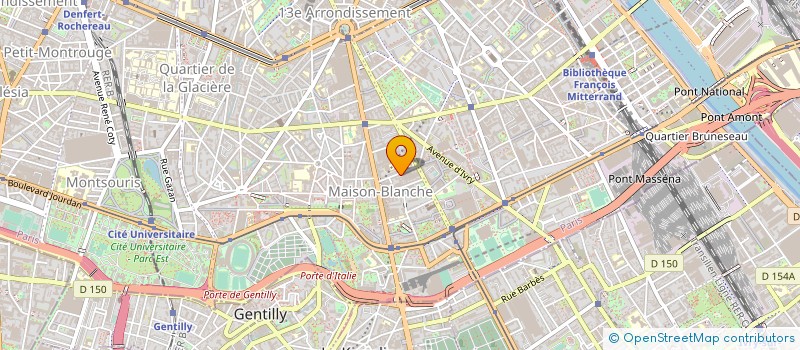 localisation de l'entreprise SYND.COPR. 13 15 RUE DE LA      VISTULE  PARIS