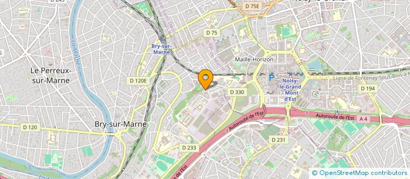 localisation de l'entreprise SYND.COPR. 13  PL DE LAFONTAINE  BRY-SUR-MARNE