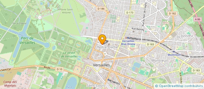 localisation de l'entreprise SYND.COPR. 13 R DE LA PAROISSE  78 VERSA à VERSAILLES