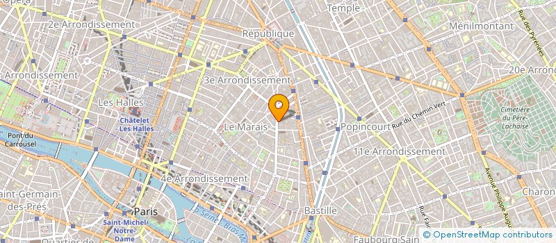 localisation de l'entreprise SYND.COPR. 13 R STE ANASTASE    PARIS RE  PARIS