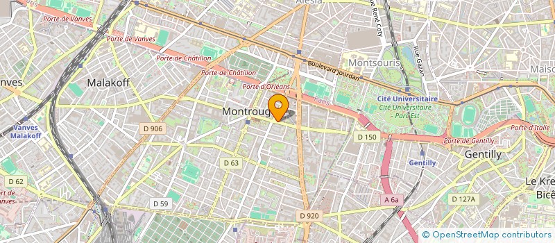 localisation de l'entreprise SYND COPR 13 RUE CHARLES FLOQUET  MONTROUGE