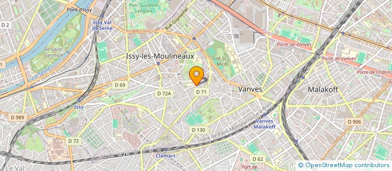 localisation de l'entreprise SYND COPR 13 RUE CHEVALIER DE LA BARRE à ISSY-LES-MOULINEAUX