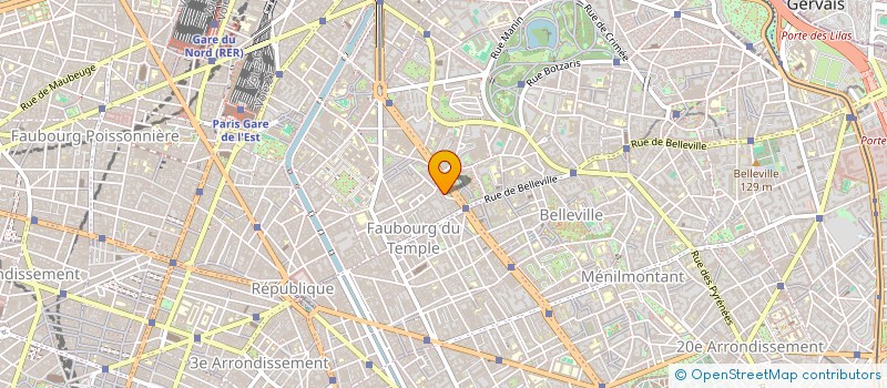 localisation de l'entreprise SYND.COPR. 13 RUE CIVIALE 75010 PARIS RE  PARIS