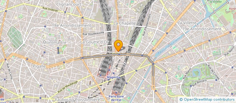 localisation de l'entreprise SYND.COPR. 13 RUE CUSTINE 75018 PARIS RE  PARIS