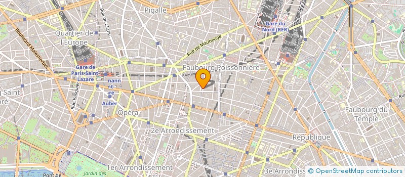 localisation de l'entreprise SYND.COPR. 13 RUE DE TREVISE PARIS 9 REP  PARIS