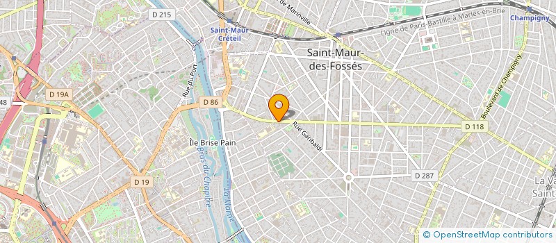 localisation de l'entreprise SYND.COPR. 13 RUE DU CHEMIN VERT 94 SAIN à SAINT-MAUR-DES-FOSSES