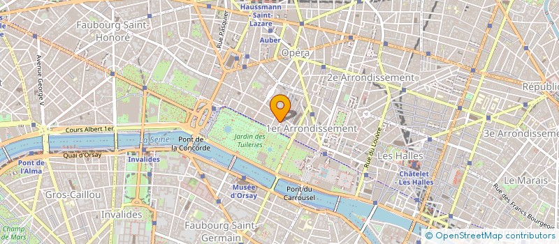 localisation de l'entreprise SYND.COPR. 13 RUE DU MARCHE SAINT HONORE à PARIS