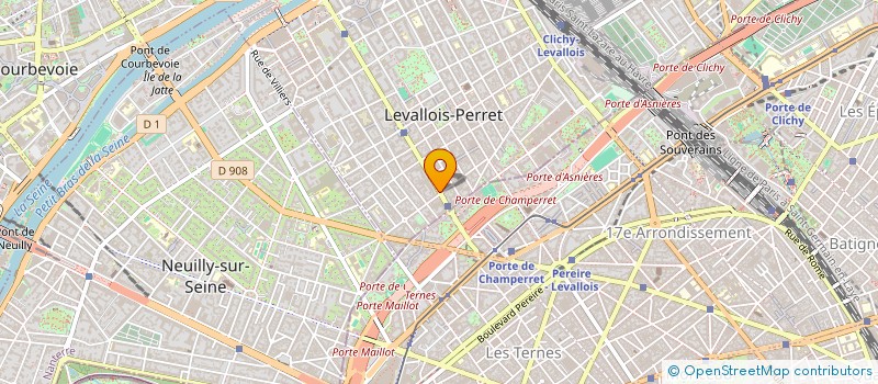 localisation de l'entreprise SYND.COPR. 13 RUE JEAN JAURES LEVALLOI à LEVALLOIS-PERRET