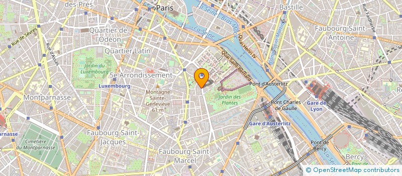 localisation de l'entreprise SYND.COPR. 13 RUE LINNE 75005   PARIS RE  PARIS