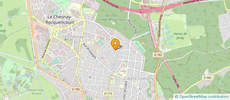 localisation de l'entreprise SYND COPR 13 RUE ST MICHEL LE CHESNAY  LE CHESNAY-ROCQUENCOURT