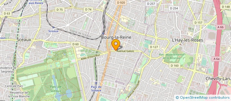 localisation de l'entreprise SYND.COPR. 131 AV GAL LECLERC 92 BOURG L à BOURG-LA-REINE