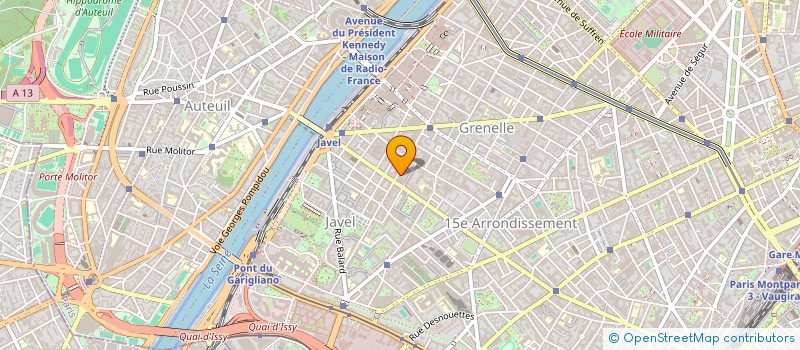 localisation de l'entreprise SYND.COPR. 131 RUE SAINT CHARLES PARIS 1  PARIS