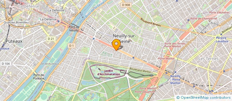 localisation de l'entreprise SYND.COPR. 133 AV CH. DE GAULLE 92 NEUIL à NEUILLY-SUR-SEINE