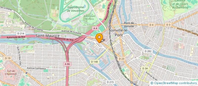 localisation de l'entreprise SYND.COPR. 135 RUE DU MARECHAL LECLERC à SAINT-MAURICE