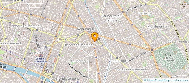 localisation de l'entreprise SYND.COPR. 136 R AMELOT 75011   PARIS RE  PARIS